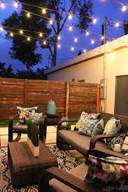 How To Hang Patio String Lights Blue