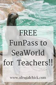 seaworld teacher free fun pes