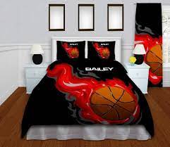Boys Bedding Basketball Bedding Red