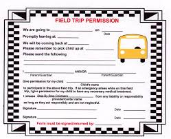 Sample Field Trip Forms