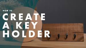 how to create a wall key holder