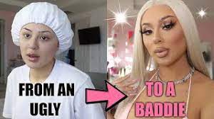 ugly to a bad full makeup tutorial