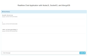 real time chat with modulus and node js