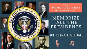 Presidents of the united states, in the order in which they served. Memorize The Presidents Of The United States Song All 45 Of Them With Numbers Included Youtube