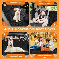 Mixjoy Bench Back Seat Cover Protector
