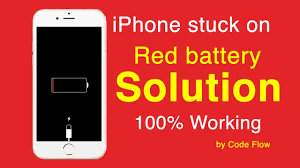 Replacing a dead iphone battery. Iphone Charging But Not Turning On Iphone Stuck On Red Battery Screen Solve It At Your Home Youtube