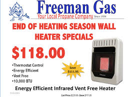 Wall Heater 118 Freeman Gas