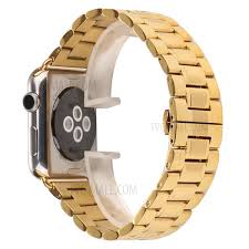 The apple watch series 3 has 16gb the series 1 and 2 only has 8gb the series 4 also has 16gb whereas the seroes 5 and 6 have 32gb so. Shopping Edelstahl Smart Armband Armband Teil Ersatz Fur Apple Watch Serie 3 2 1 38 Mm Gold In China Tvc Mall Com