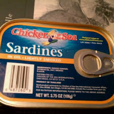 calories in 1 can of sardines in oil