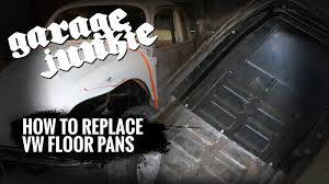 how to replace vw bug floor pans with