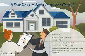 how a land contract works for ing homes