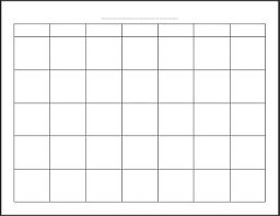 Free Printable Blank Monthly Calendar Student Handouts