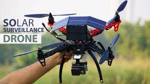 self charging solar surveillance drone