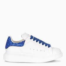 Blue Glitter Oversize Sneakers