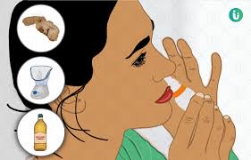 blocked nose or nasal congestion