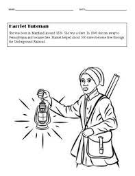 Harriet tubman coloring pages categories : Harriet Tubman Coloring Page By L Thomas Teachers Pay Teachers