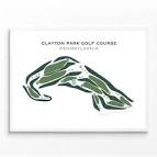 Buy the best printed golf course Clayton Park Golf Course ...