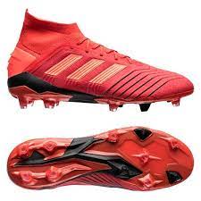 The adidas predator comes in a range of surface types, from classic firm ground cleats to turf and indoor so you can take your skills anywhere. Adidas Predator 19 1 Fg Ag Initiator Rot Schwarz Www Unisportstore De
