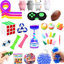 littley fidget toys set 30 pack sensory toys pack for stress relief adhd anxiety autism