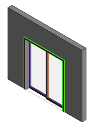 3 Panel Sliding Door In Revit Library