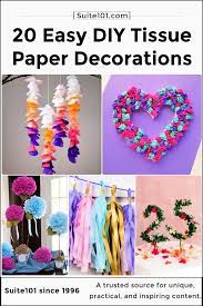 20 diy tissue paper decorations make
