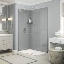 Ash Grey With Chrome Shower Door
