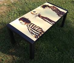 custom tim burton inspired coffee table