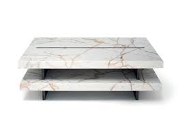 Zip Table In Calacatta Oro Marble