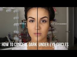 conceal dark under eyes with makeup