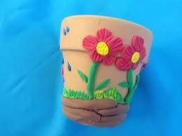 clay flower pots diy for beginners
