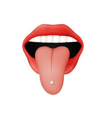 Image result for tongue pierced cartoon