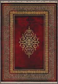 red persian carpet neoclical design