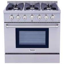 Oven Gas Range In Stainless Steel