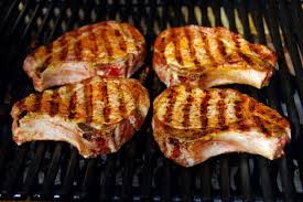 how to grill pork chops like chion
