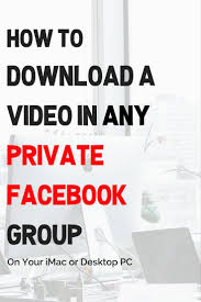 Most of the current tools only allow hd videos. How To Download Facebook Videos From Private Groups Kate Shelby Facebook Video Private Facebook Online Entrepreneur