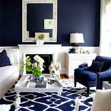 color carpet goes with navy blue walls