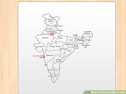 How To Draw The Map Of India With Pictures Wikihow