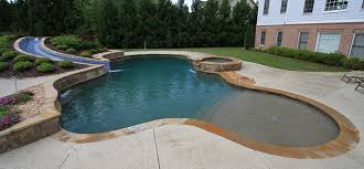 inground swimming pool concrete