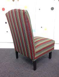 reupholstering an armless chair