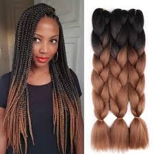Add glamour to your appearance during the festive season by wearing braided long curly. Amazon Com Aisi Beauty Jumbo Braiding Hair Extensions For Afro American Women 3pcs Ombre Braids Crochet Heat Resistant Hairpieces Synthetic Ombre Color 24 Inches 100g Black Brown Beauty