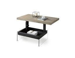 the cadence l wood lift top table with