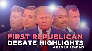 bad lip reading of the first gop debate