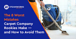 worst mistakes carpet company rookies