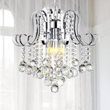 Crystal Ball Hanging Pendant Light Contemporary 4 Lights Chandelier Lamp For Foyer Susuohome Com