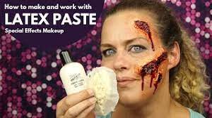 how to work with liquid latex paste