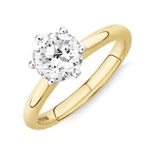 certified solitaire enement ring