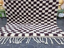moroccan handmade beni ourain rug 5 2