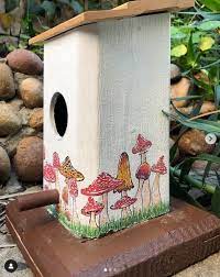 Painted Birdhouse Ideas To Add Some