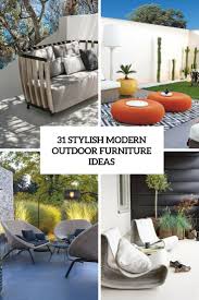 modern outdoor furniture ideas