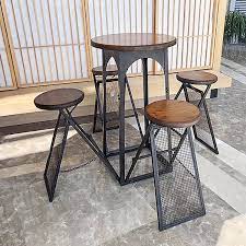 Industrial Style Folding Patio Bistro